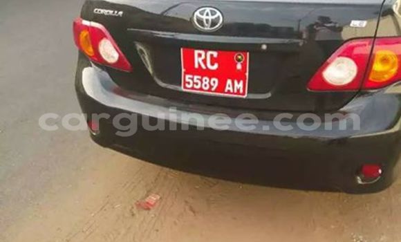 Buy Used Toyota Corolla Black Car in Conakry in Conakry Buy Used Toyota Corolla Black Car in Conakry in Conakry