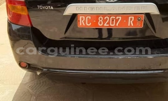 Buy Used Toyota Highlander Black Car in Conakry in Conakry Buy Used Toyota Highlander Black Car in Conakry in Conakry
