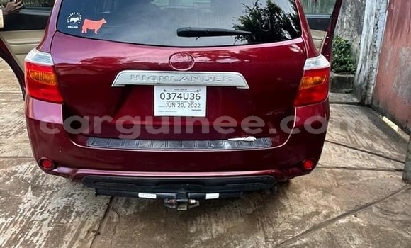 Acheter Occasion Voiture Toyota Highlander Rouge à Conakry, Conakry Acheter Occasion Voiture Toyota Highlander Rouge à Conakry, Conakry
