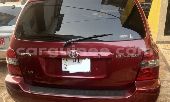 Acheter Occasion Voiture Toyota Highlander Rouge à Conakry, Conakry Acheter Occasion Voiture Toyota Highlander Rouge à Conakry, Conakry