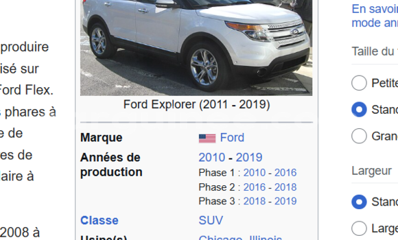 Acheter Occasion Voiture Ford Explorer Blanc à Conakry, Conakry