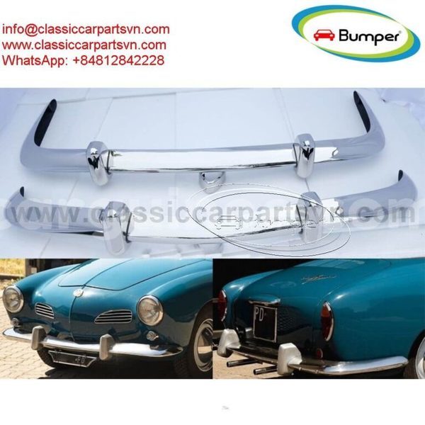 Big with watermark 2 volkswagen karmann ghia euro style bumpers year 1955 1966 500