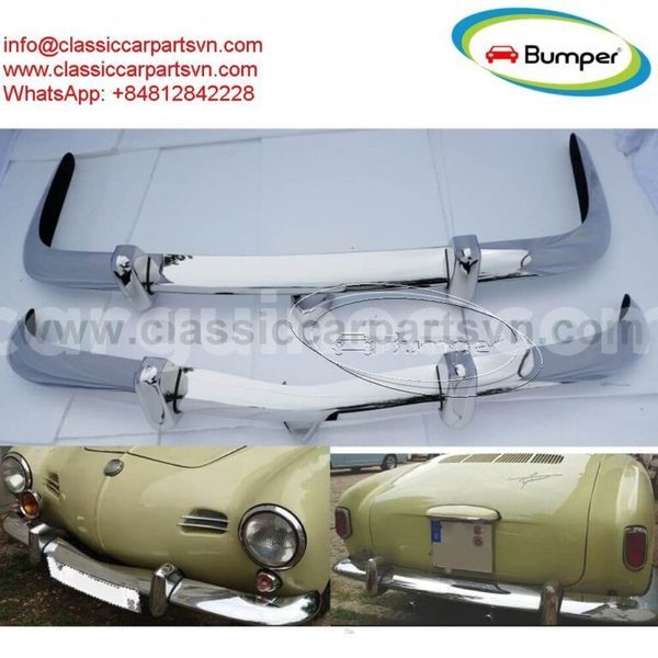 Big with watermark 500 volkswagen karmann ghia euro style bumpers year 1970 1971 