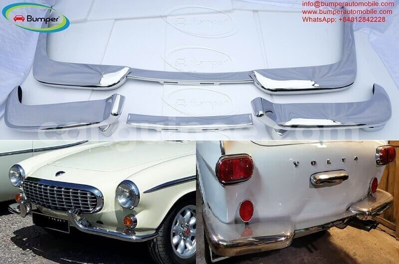 Big with watermark volvo p1800 jensen cow horn 1961 1963 bumpers