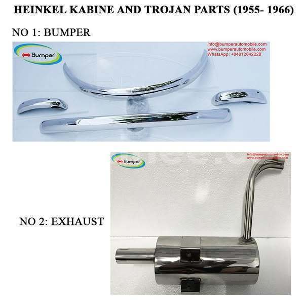 Big with watermark 600 heinkel kabine and trojan bumper 1955 1966 exhaust